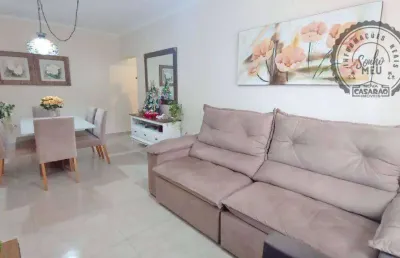Apartamento com 2 dormitórios à venda, 71 m² por r$ 580.000,00 - canto do forte - praia grande/sp
