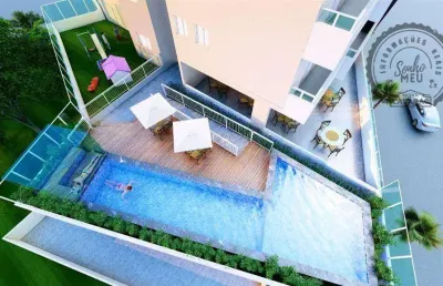 Apartamento com 2 dormitórios à venda, 61 m² por r$ 369.000,00 - caiçara - praia grande/sp