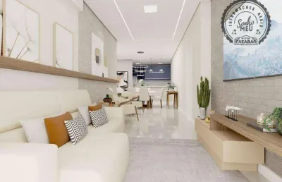 Cobertura com 4 dormitórios à venda, 176 m² por r$ 1.730.375,00 - centro - mongaguá/sp