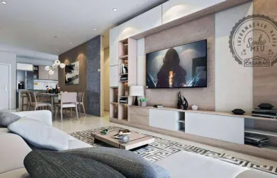 Apartamento com 2 quartos à venda na Avenida Presidente Kennedy, Guilhermina, Praia Grande