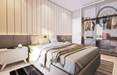Apartamento com 2 dormitórios à venda, 73 m² por r$ 650.160,00 - jardim imperador - praia grande/sp