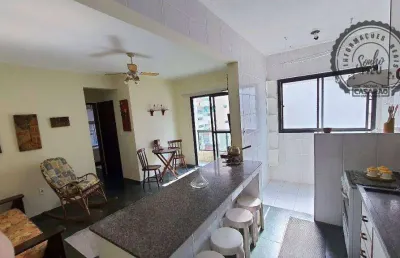 Apartamento com 1 quarto para alugar na Rua Doutor João Sampaio, Guilhermina, Praia Grande