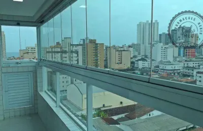 Apartamento com 2 dormitórios à venda, 69 m² por r$ 625.000,00 - boqueirão - praia grande/sp