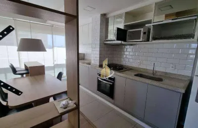 Apartamento com 2 dormitórios para alugar, 50 m² por r$ 5.110,00/mês - jardim aquarius - são josé dos campos/sp
