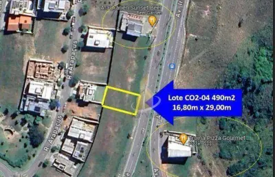 Terreno à venda, 490 m² por r$ 2.000.000,00 - condomínio residencial alphaville - são josé dos campos/sp