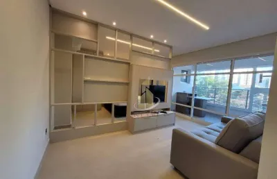 Studio com 1 dormitório para alugar, 45 m² por r$ 4.050,00/mês - jardim aquarius - são josé dos campos/sp
