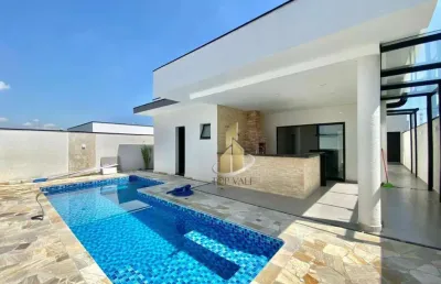 Casa com 3 dormitórios à venda, 179 m² por r$ 1.190.000,00 - condomínio santa mônica - caçapava/sp