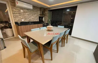 Apartamento com 3 dormitórios, 145 m² - venda por r$ 2.300.000,00 ou aluguel por r$ 17.100,00/mês - jardim maia - guarulhos/sp