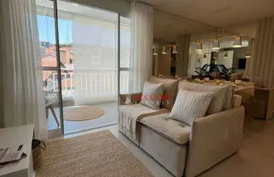 Apartamento com 2 dormitórios à venda, 55 m² por r$ 349.000,00 - jardim vila galvão - guarulhos/sp