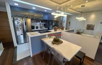 Apartamento com 3 dormitórios à venda, 73 m² por r$ 630.000,00 - ponte grande - guarulhos/sp
