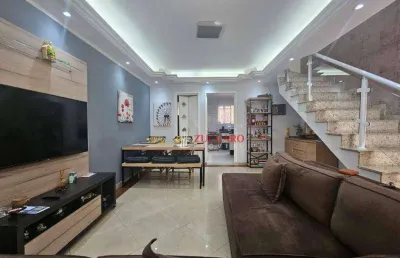 Sobrado com 3 dormitórios à venda, 127 m² por r$ 670.000,00 - ponte grande - guarulhos/sp