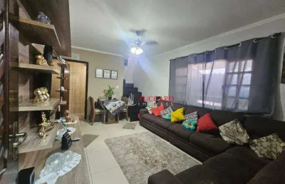 Sobrado à venda, 119 m² por r$ 489.900,00 - jardim vila galvão - guarulhos/sp