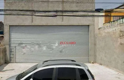 Galpão para alugar, 180 m² por r$ 6.076,00/mês - cidade serodio - guarulhos/sp
