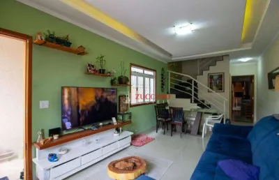 Sobrado com 3 dormitórios à venda, 130 m² por r$ 779.000,00 - parque renato maia - guarulhos/sp