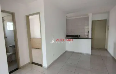 Apartamento com 2 dormitórios para alugar, 45 m² por r$ 1.345,16/mês - jardim fátima - guarulhos/sp