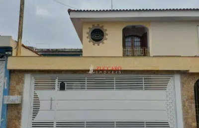 Sobrado com 3 dormitórios à venda, 172 m² por r$ 910.000,00 - jardim santa mena - guarulhos/sp