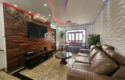 Sobrado com 4 dormitórios à venda, 145 m² por r$ 1.100.000,00 - jardim santa cecília - guarulhos/sp