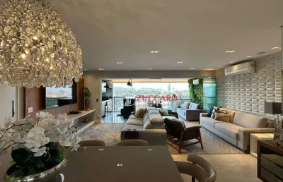 Apartamento com 3 suítes à venda, 154 m² por r$ 2.200.000 - jardim flor da montanha - guarulhos/sp