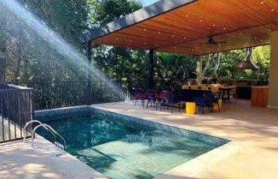 Casa com 3 dormitórios, 405 m² - venda por r$ 4.500.000,00 ou aluguel por r$ 24.999,90/mês - condominio estância parque de atibaia - atibaia/sp