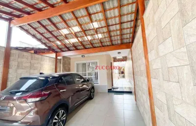 Sobrado à venda, 91 m² por r$ 670.000,00 - jardim bela vista - guarulhos/sp