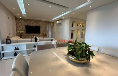 Apartamento com 3 dormitórios à venda, 168 m² por r$ 2.200.000,00 - jardim santa mena - guarulhos/sp