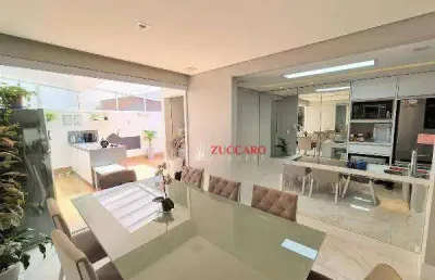 Sobrado com 3 dormitórios à venda, 100 m² por r$ 1.350.000,00 - parque renato maia - guarulhos/sp