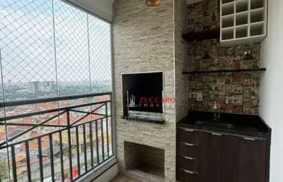 Apartamento com 3 dormitórios e 2 vagas disponível para locação ou venda, 69m² - ponte grande - guarulhos/sp