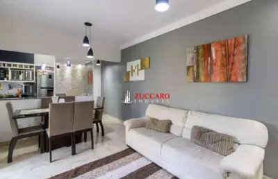 Apartamento com 3 dormitórios à venda, 75 m² por r$ 550.000,00 - vila leonor - guarulhos/sp