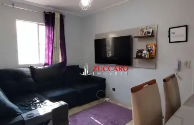 Apartamento com 2 dormitórios à venda, 54 m² por r$ 215.000,00 - vila zamataro - guarulhos/sp