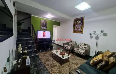 Sobrado à venda, 200 m² por r$ 424.000,00 - parque continental ii - guarulhos/sp