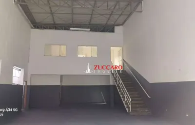 Galpão para alugar, 550 m² por r$ 15.500,00/mês - vila itapegica - guarulhos/sp