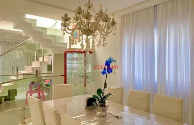 Sobrado com 3 dormitórios à venda, 408 m² por r$ 3.180.000,00 - parque renato maia - guarulhos/sp