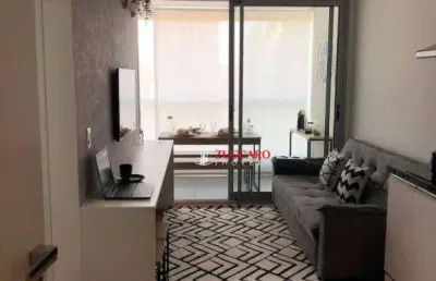 Studio com 1 dormitório para alugar, 39 m² por r$ 4.130,44/mês - bosque maia - guarulhos/sp