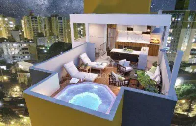 Apartamento com 2 dormitórios à venda, 49 m² por r$ 484.500,00 - jardim - santo andré/sp