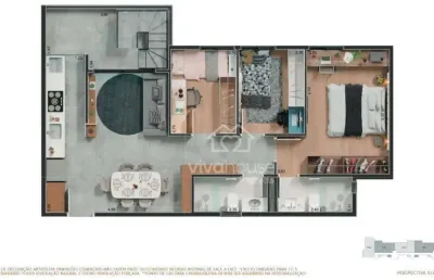 Cobertura com 3 dormitórios à venda, 125 m² por r$ 1.102.737,00 - jardim - santo andré/sp