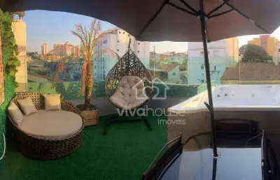 Cobertura com 3 dormitórios à venda, 116 m² por r$ 550.000,00 - parque são vicente - mauá/sp
