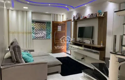 Sobrado com 3 dormitórios à venda, 192 m² por r$ 530.000,00 - jardim primavera - mauá/sp