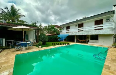 Casa com 6 dormitórios sendo 3 suítes à venda - jardim acapulco - guarujá/sp.