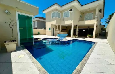 Casa de alto padrão com 5 suítes à venda em jardim acapulco - guarujá/sp