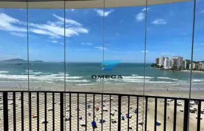 Frente mar - apartamento com 4 quartos - praia das astúrias - guarujá.