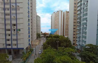 Vista mar - apartamento com 1 quarto - praia das pitangueiras, guarujá.