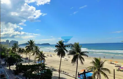 Frente ao mar - apartamento com 3 dormitórios à venda na praia das pitangueiras - guarujá/sp