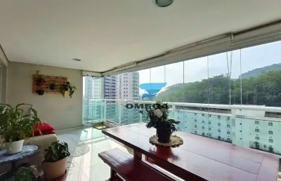 Apartamento com varanda gourmet - 4 dormitórios - 2 vagas de garagem à venda na praia das astúrias - guarujá/sp