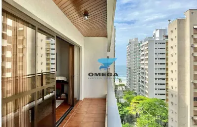 Apartamento com 4 dormitórios à venda - pitangueiras - guarujá/sp