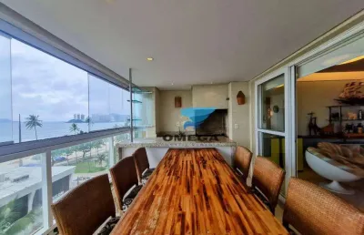 Frente mar - apartamento varanda gourmet - prédio com piscina - praia das pitangueiras guarujá .