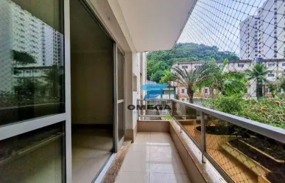 Reformado - apartamento com varanda - 4 dormitórios - 2 vagas à venda na praia das pitangueiras - guarujá/sp