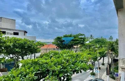 Frente mar - apartamento à venda com 2 dormitórios - 1 vaga - pitangueiras - guarujá/sp