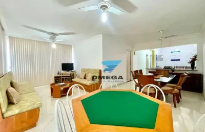 Apartamento com 4 dormitórios, sacada vista mar, 2 suítes à venda na praia das pitangueiras - guarujá/sp