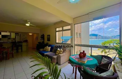 Frente mar - apartamento pé na areia com 3 dormitórios à venda na praia das astúrias - guarujá/sp