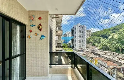 Praia das pitangueiras, guarujá, 3 dormitórios (2 suítes), sala para 2 ambientes, varanda, 2 vagas, lazer